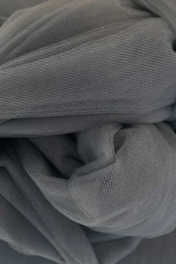 Brandvertragende Tule - 300cm - Dark Grey