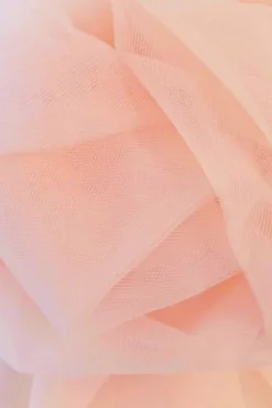 Brandvertragende Tule - 300cm - Salmon/Pink