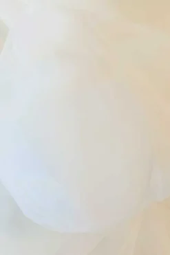 Brandvertragende Tule - 300cm - Silk White