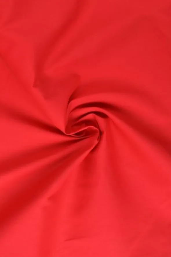 Brandvertragend Katoen - 300 cm breed - Rood 01