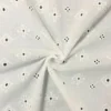 Broderie Katoen - Crosses and Squares White