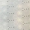Broderie Katoen - Curly Flowers - Off White