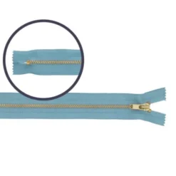 Broek Rits Koper - Niet Deelbaar -838 - Heavenly Blue -20 cm