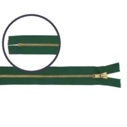 Broek Rits Koper - Niet Deelbaar -890 - Dark Green -15 cm