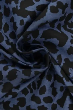 Chambray Animal Spots - Deep Blue