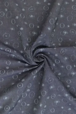Chambray - Circles on Dark Blue