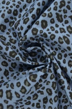 Chambray Leopard - Sky Blue