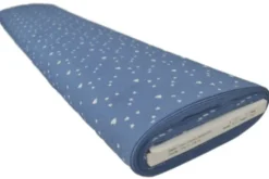 Chambray - Tiny White Hearts on Classy Blue