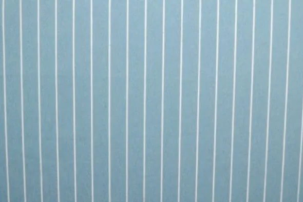 Chambray - White Stripes on Vintage Blue