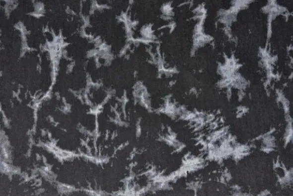 Chambray - White Tie Dye on Black