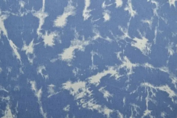 Chambray - White Tie Dye on Classy Blue