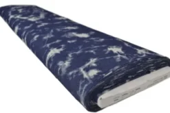 Chambray - White Tie Dye on Dark Blue