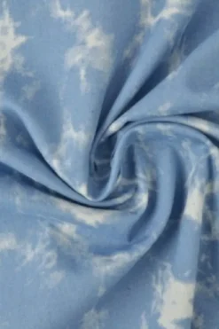 Chambray - White Tie Dye on Vintage Blue