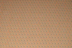 Chiffon - Circles on Salmon