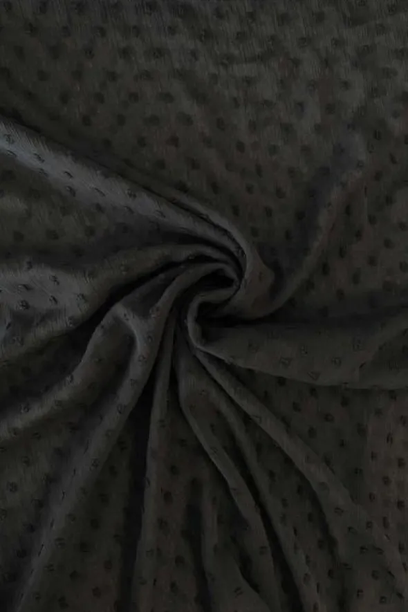 Chiffon Dobby - Black