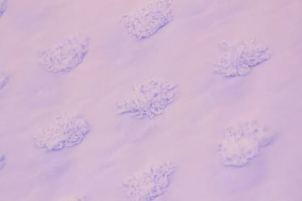 Chiffon Dots - Lilac