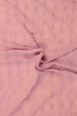 Chiffon Dots - Salmon Pink