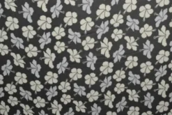 Chiffon - Hawai Flowers Black/Grey