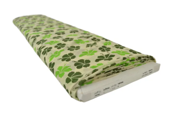 Chiffon - Hawai Flowers Green