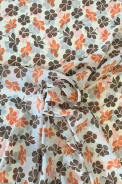 Chiffon - Hawai Flowers Orange