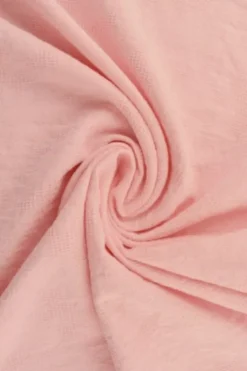 Cotton - Jacquard Roses - Light Pink - 04