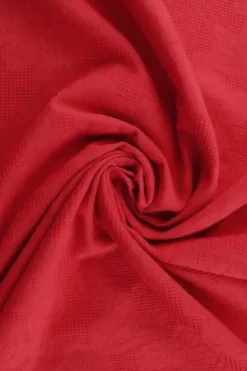 Cotton - Jacquard Roses - Red - 01