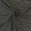 Cotton Jersey Brushed Stripes - Black/White