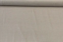 Cotton Jersey Brushed Stripes - Light Taupe/White