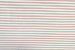 Cotton Jersey Brushed Stripes - Old Pink/White