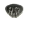 Dierenneus Zwart - 19mm