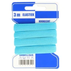 Elastiek 10 mm - Aqua 298