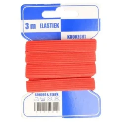 Elastiek 10 mm - Rood 722
