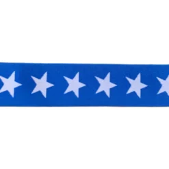Elastiek 40mm - Stars - Blue/White - 40 mm