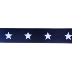 Elastiek 40mm - Stars - Navy/White - 40 mm