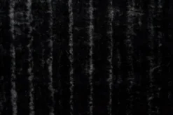 Faux Fur Stripes - Black