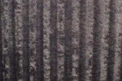 Faux Fur Stripes - Dark Grey