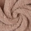 Faux Fur Stripes - Old Pink