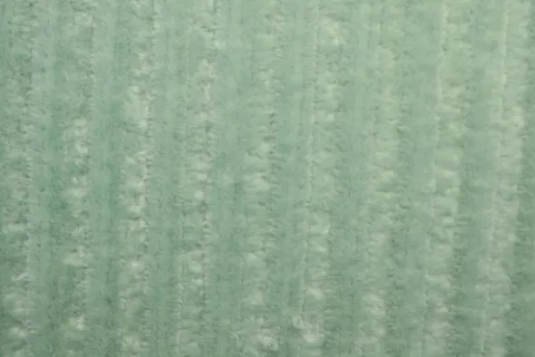 Faux Fur Stripes - Vintage Green
