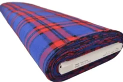 Flanel Ruiten - Bright Blue/Red/Black
