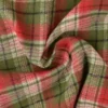 Flanel Ruiten - Mossgreen/Red/White/Black