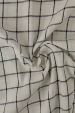Flanel Ruiten - Off White/Black
