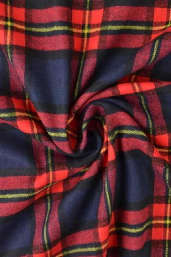Flanel Ruiten - Red/Navy/Black/Yellow