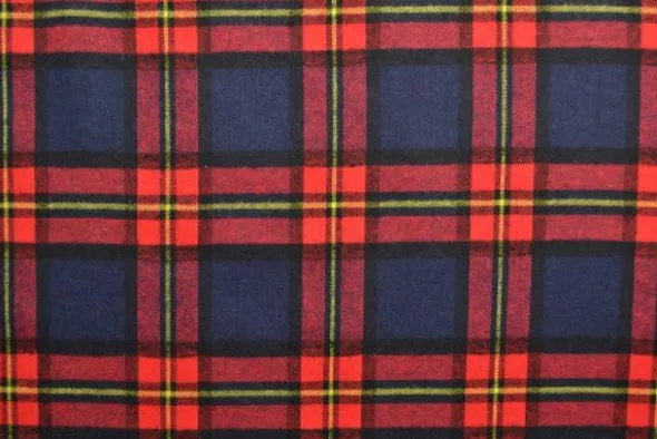 Flanel Ruiten - Red/Navy/Black/Yellow