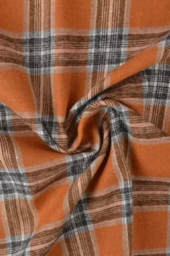 Flanel Ruiten - Rusty/Black/White