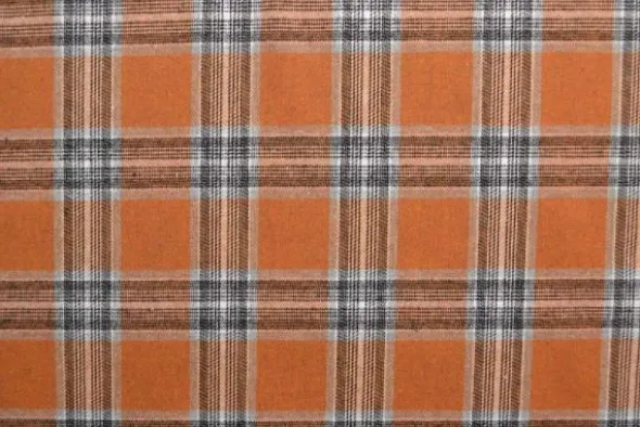 Flanel Ruiten - Rusty/Black/White