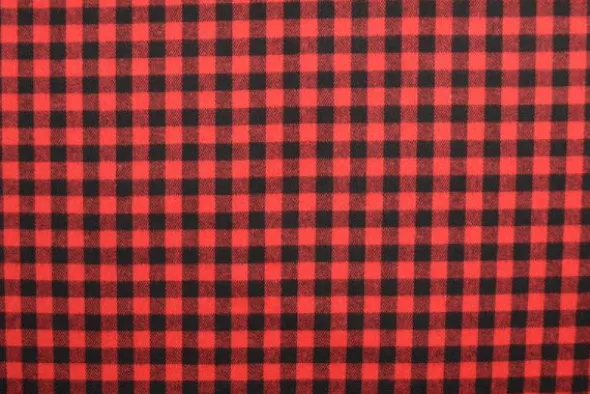 Flanel Ruiten Tiny - Red/Black