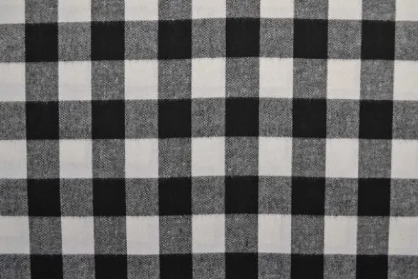 Flanel Ruiten - White/Black