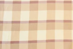 Fleece Print - Beige/White/Pink Squares