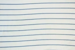 Fleece Print - Blue Stripes on Light Blue
