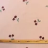 Fleece Print - Cherries on Old Pink